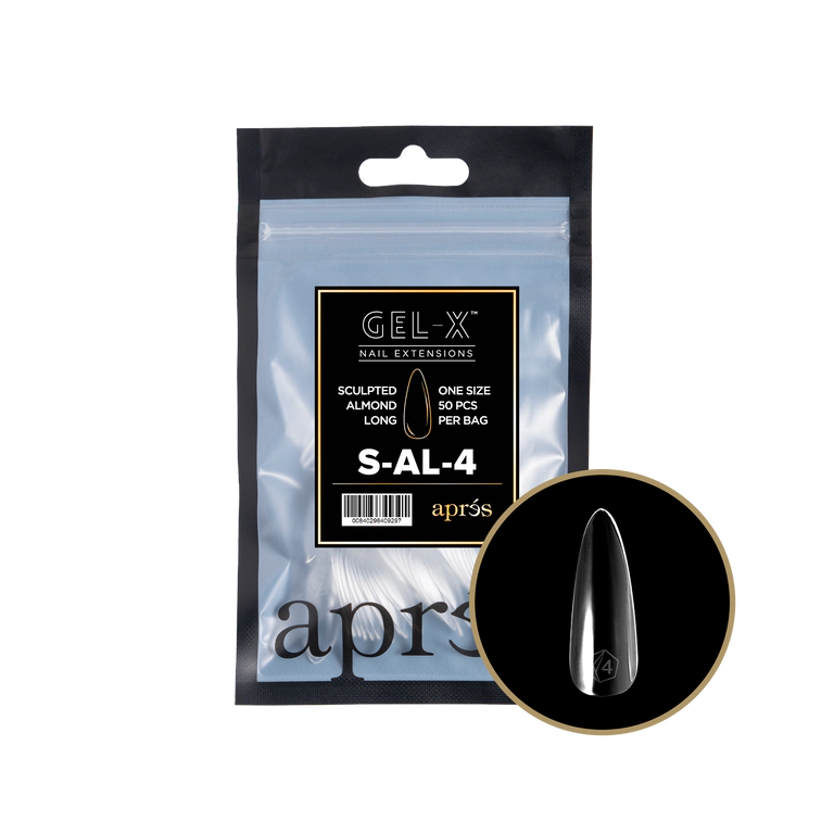 APRES - GEL-X® SCULPTED ALMOND LONG REFILL TIP BAG 2.0