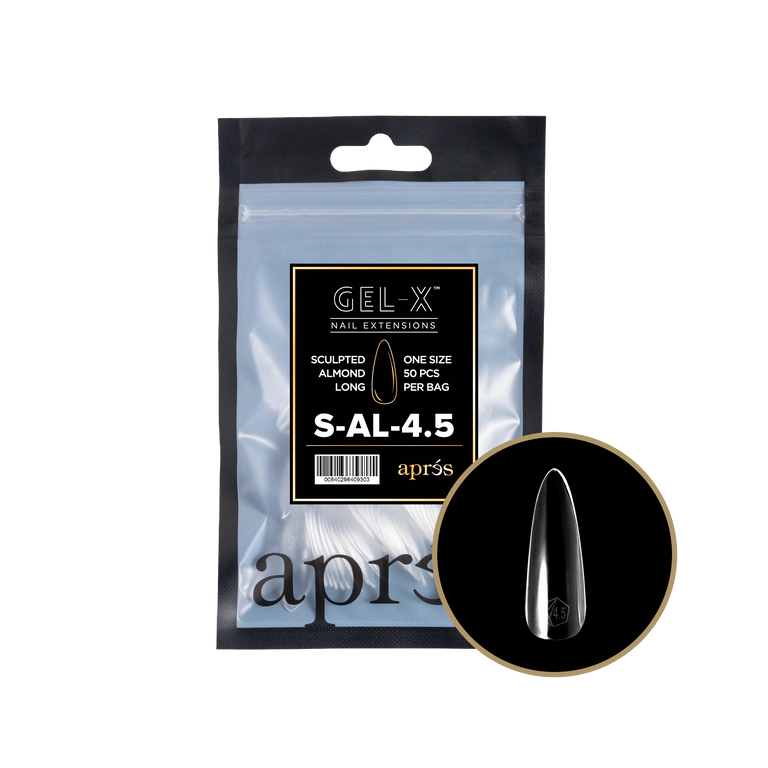 APRES - GEL-X® SCULPTED ALMOND LONG REFILL TIP BAG