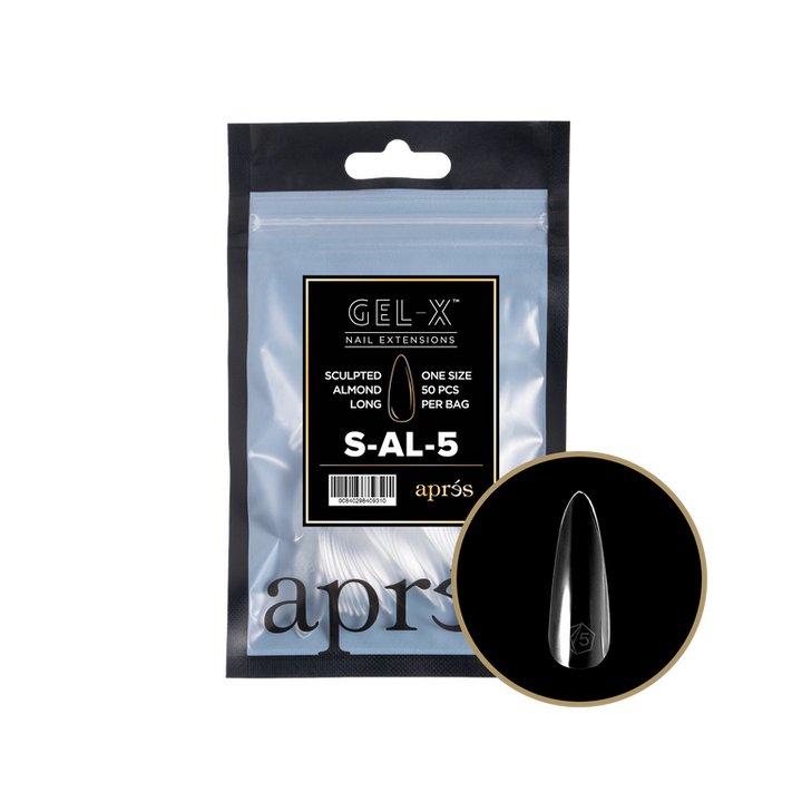 APRES - GEL-X® SCULPTED ALMOND LONG REFILL TIP BAG 2.0
