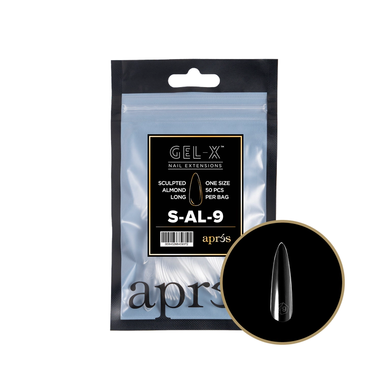APRES - GEL-X® SCULPTED ALMOND LONG REFILL TIP BAG 2.0