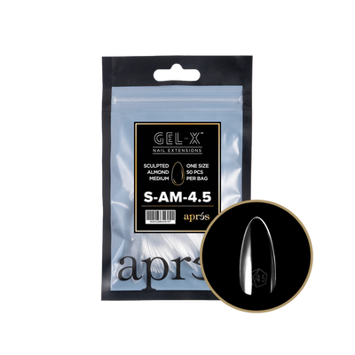 APRES - GEL-X® SCULPTED ALMOND MEDIUM REFILL TIP BAG