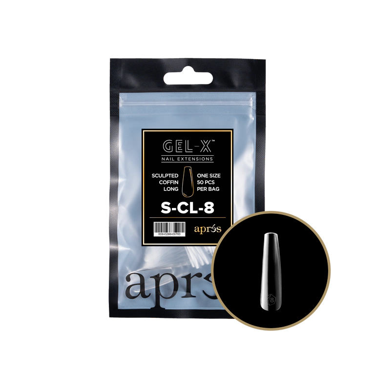 APRES - GEL-X® SCULPTED COFFIN LONG REFILL TIP BAG 2.0