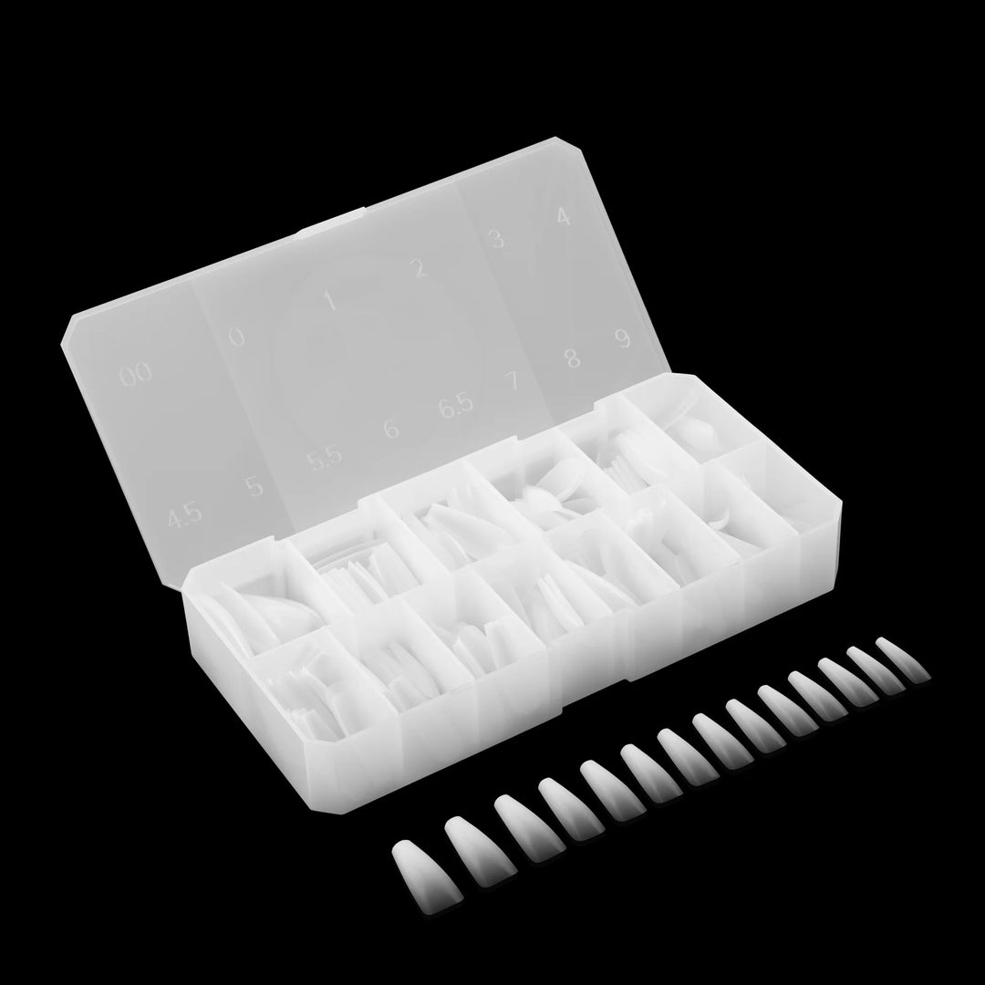 APRES - Gel-X® Ombre Sculpted Coffin Long Box of Tips (210pcs)