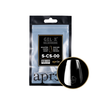 APRES - GEL-X® SCULPTED COFFIN SHORT REFILL TIP BAG