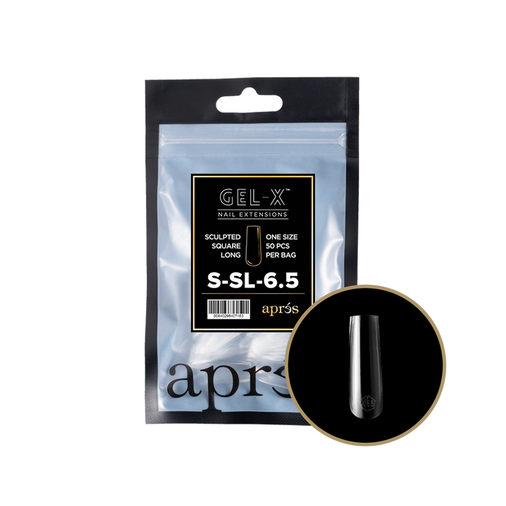 APRES - GEL-X® SCULPTED SQUARE LONG REFILL TIP BAG 2.0