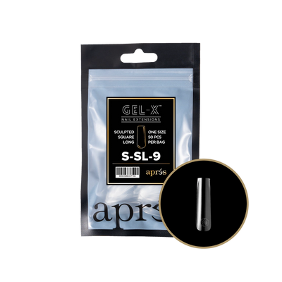 APRES - GEL-X® SCULPTED SQUARE LONG REFILL TIP BAG