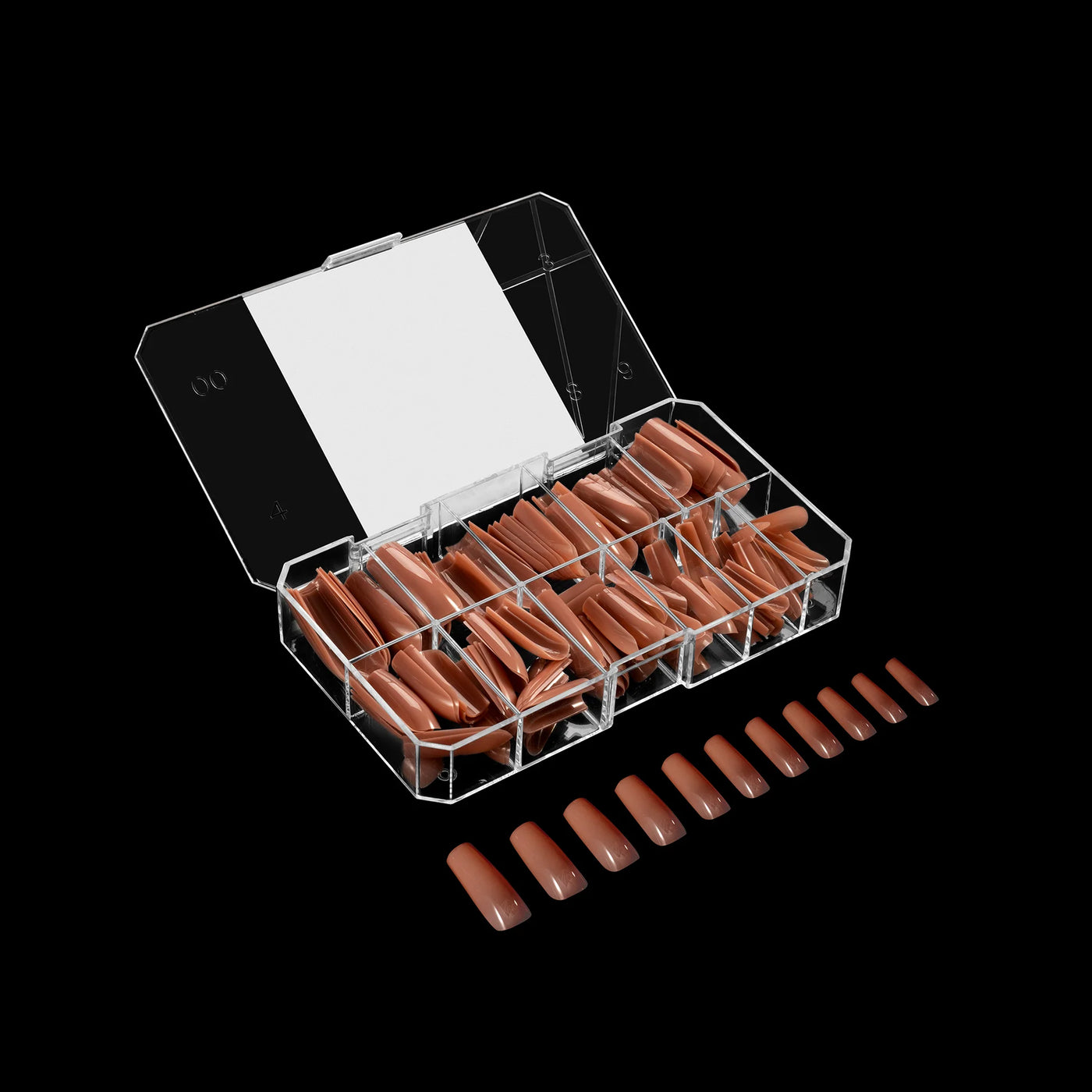 APRES -Gel-X® Neutrals Sculpted Imani Square Long Box of Tips (150pcs)