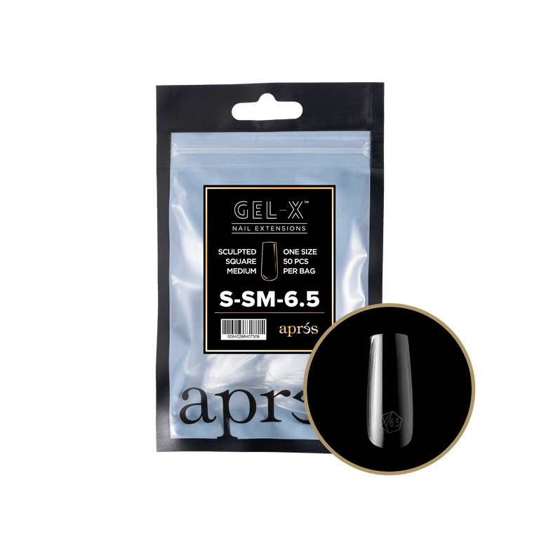 APRES - GEL-X® SCULPTED SQUARE MEDIUM REFILL TIP BAG 2.0