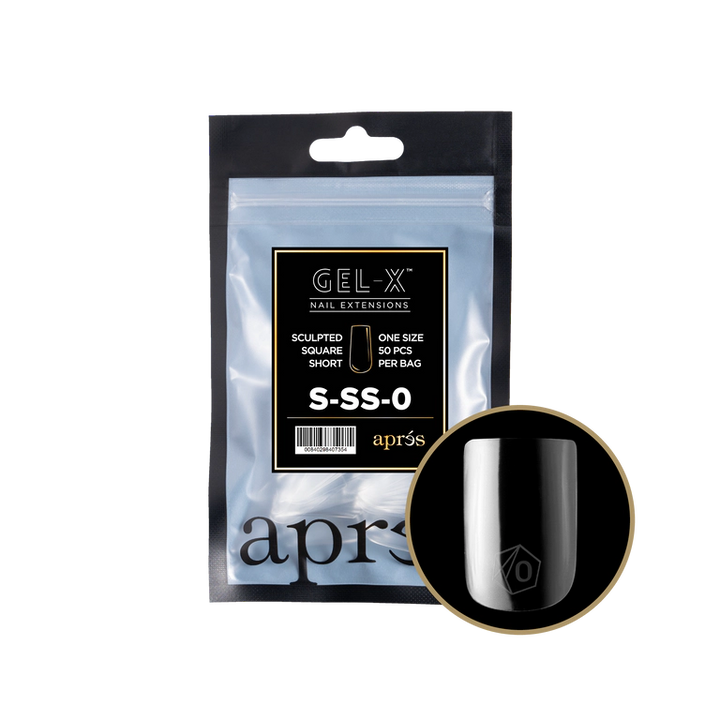 APRES - GEL-X® SCULPTED SQUARE SHORT REFILL TIP BAG 2.0