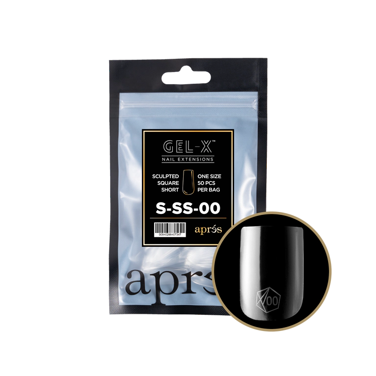 APRES - GEL-X® SCULPTED SQUARE SHORT REFILL TIP BAG