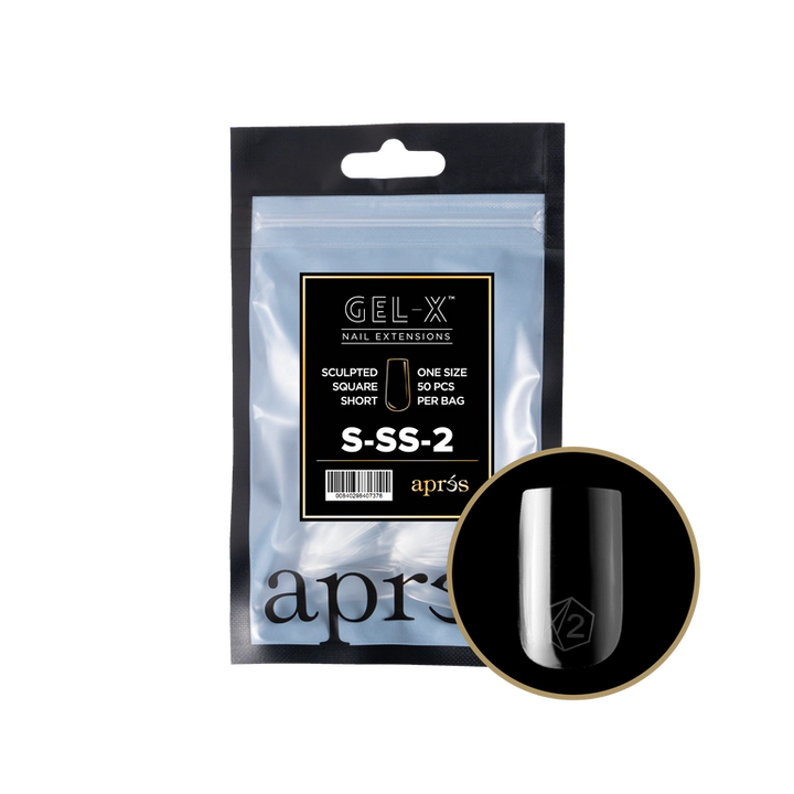 APRES - GEL-X® SCULPTED SQUARE SHORT REFILL TIP BAG 2.0