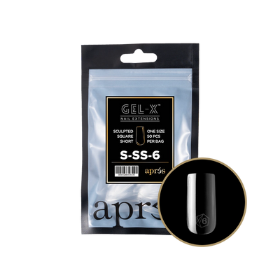 APRES - GEL-X® SCULPTED SQUARE SHORT REFILL TIP BAG