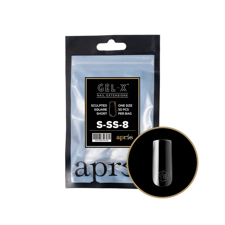 APRES - GEL-X® SCULPTED SQUARE SHORT REFILL TIP BAG 2.0