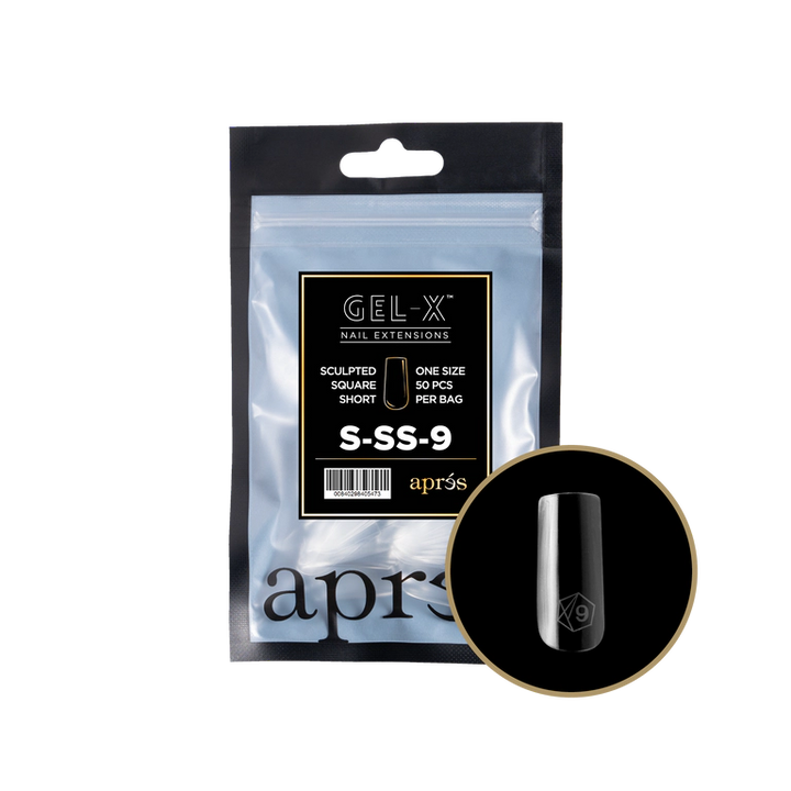 APRES - GEL-X® SCULPTED SQUARE SHORT REFILL TIP BAG 2.0