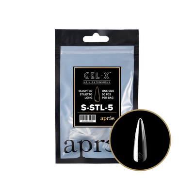 APRES - GEL-X® SCULPTED STILETTO LONG REFILL TIP BAG