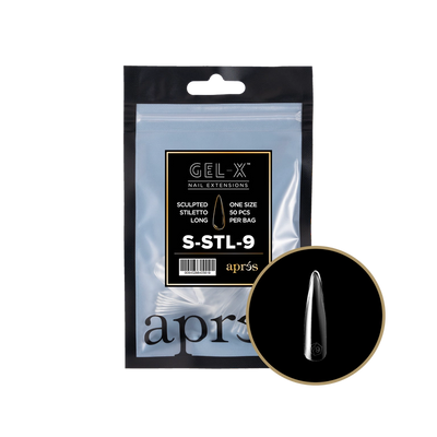 APRES - GEL-X® SCULPTED STILETTO LONG REFILL TIP BAG