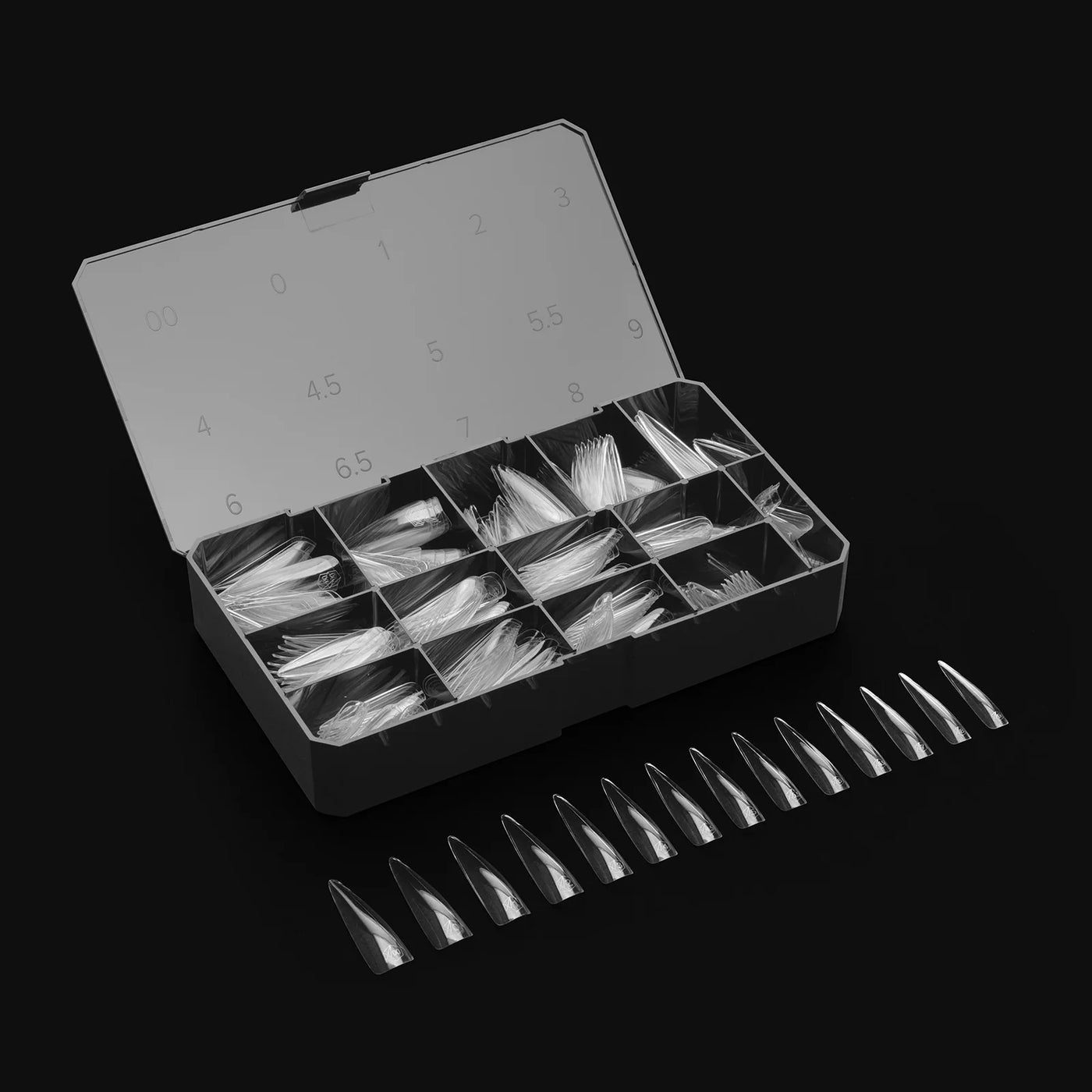 APRES - Gel-X® Sculpted Stiletto Extra Extra Long Box of Tips (420pcs)