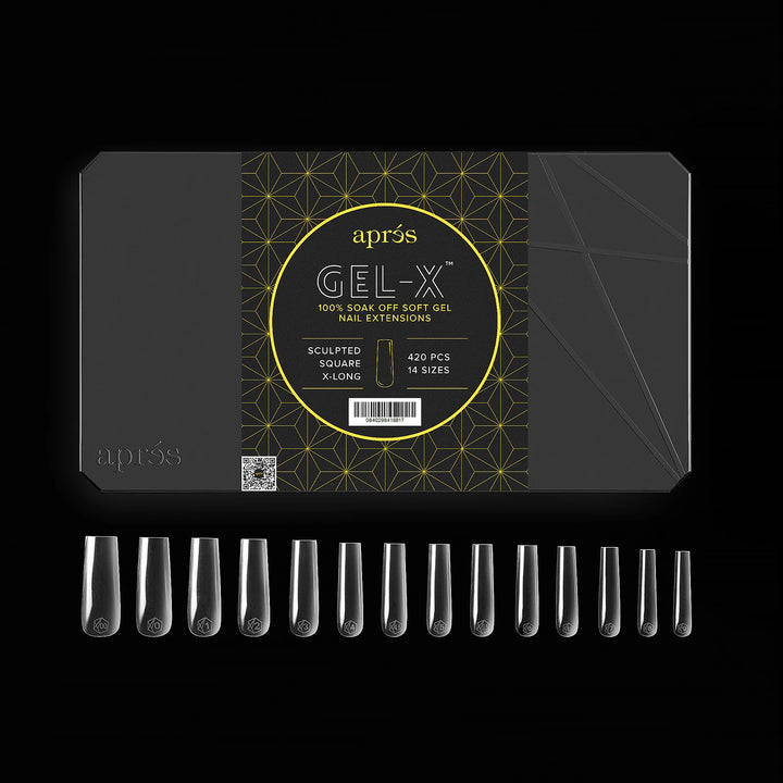 APRES - Gel-X® Sculpted Square Extra Long Box of Tips (420pcs)