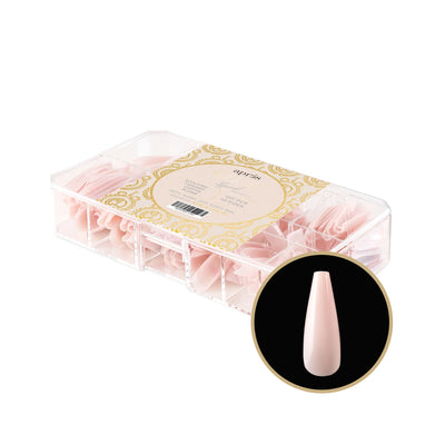 APRES - Chaun Legend Neutrals "LEGEND" Sculpted Tapered Coffin Extra Long Box of Tips (150pcs)
