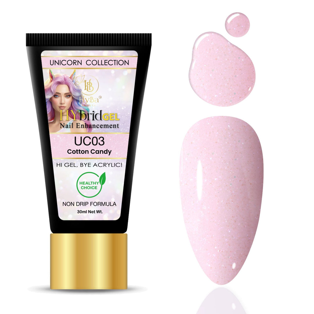 HyBa HyGEL Hybrid Gel 30ml - #UC03 Cotton Candy