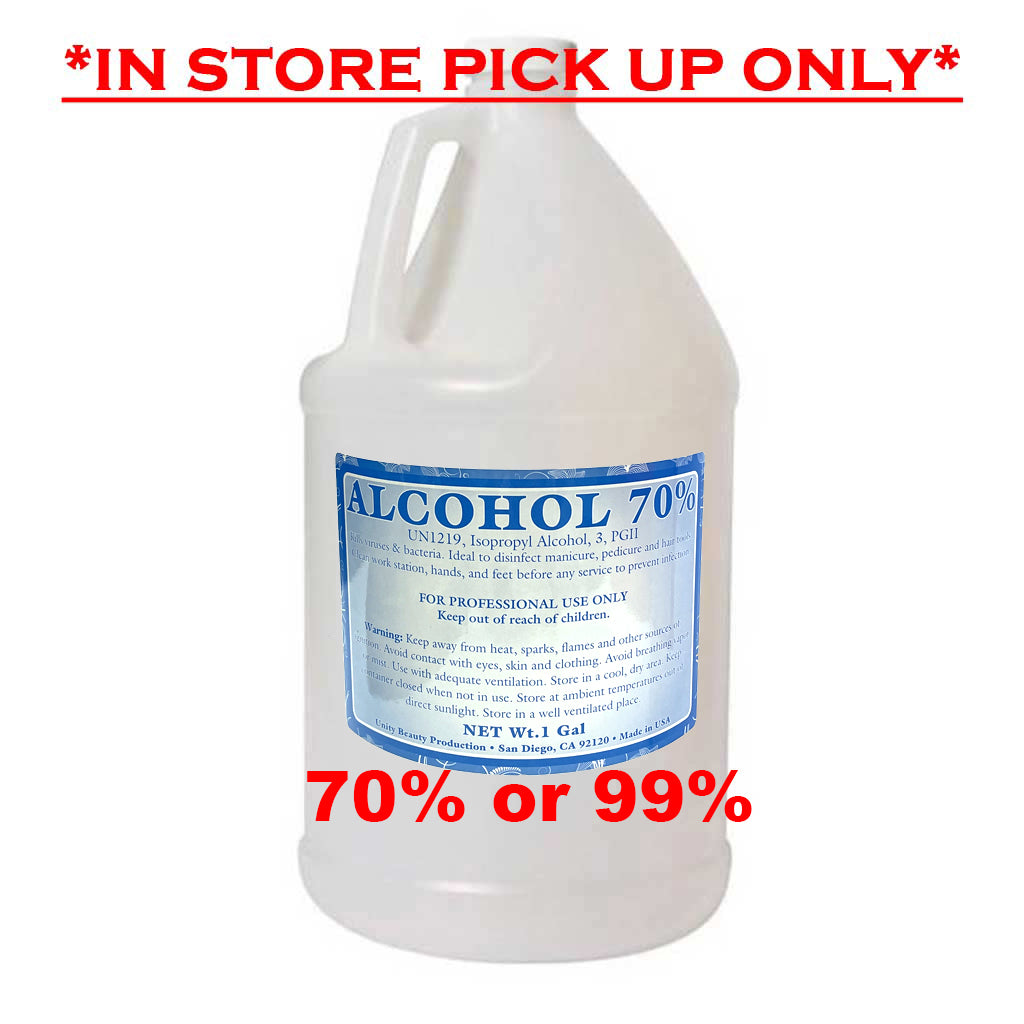 ALCOHOL 70% or 99% Gallon