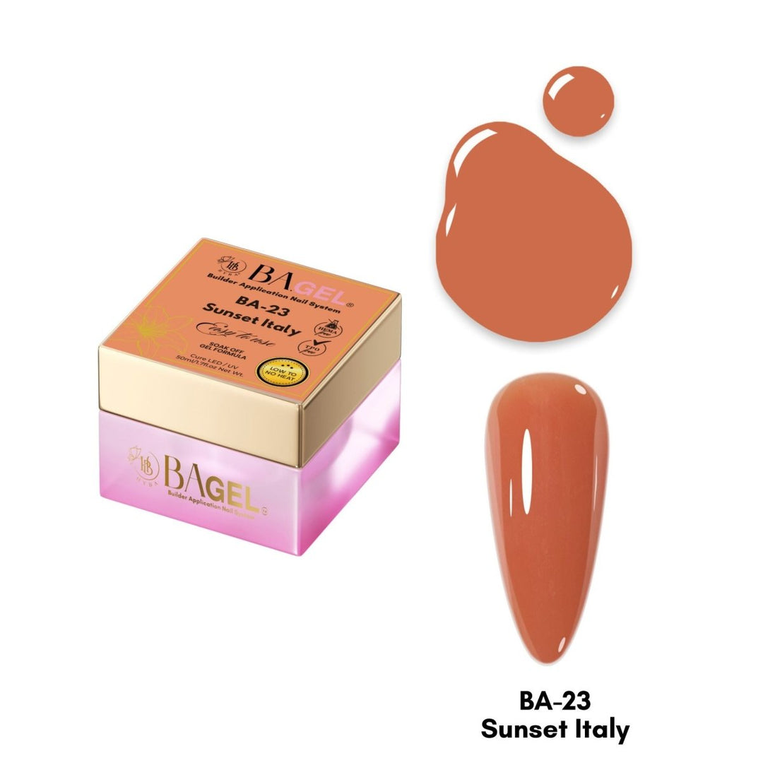 HyBa BA.GEL Builder Gel 50ml - #BA23 Sunset Italy