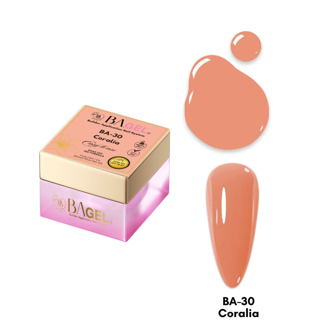 HyBa BA.GEL Builder Gel 50ml - #BA30 Coralia