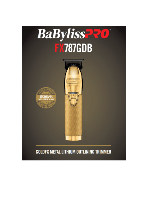 BabylissPro GoldFX Trimmer with DLC 2.0 #FX787GDB