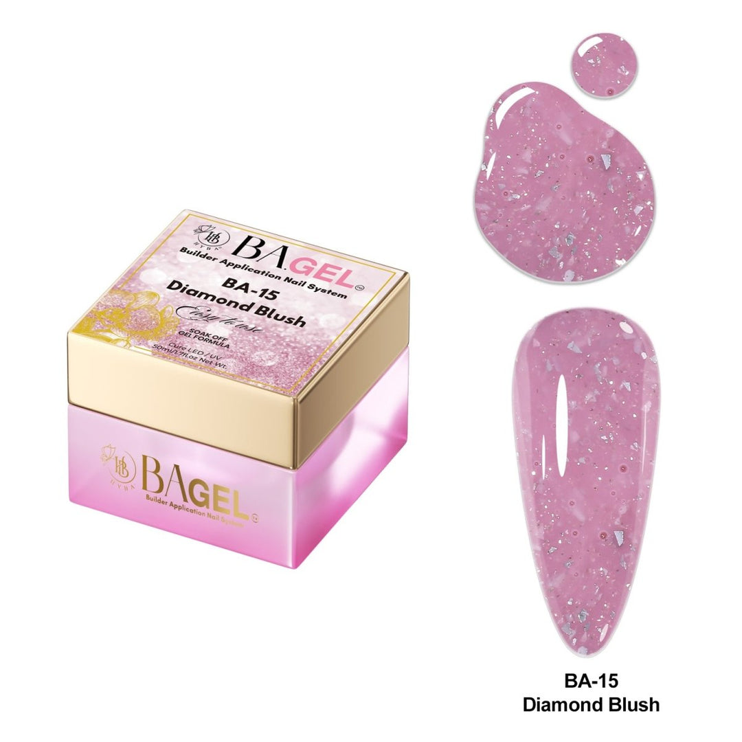 HyBa BA.GEL Builder Gel 50ml - #BA15 Diamond Blush