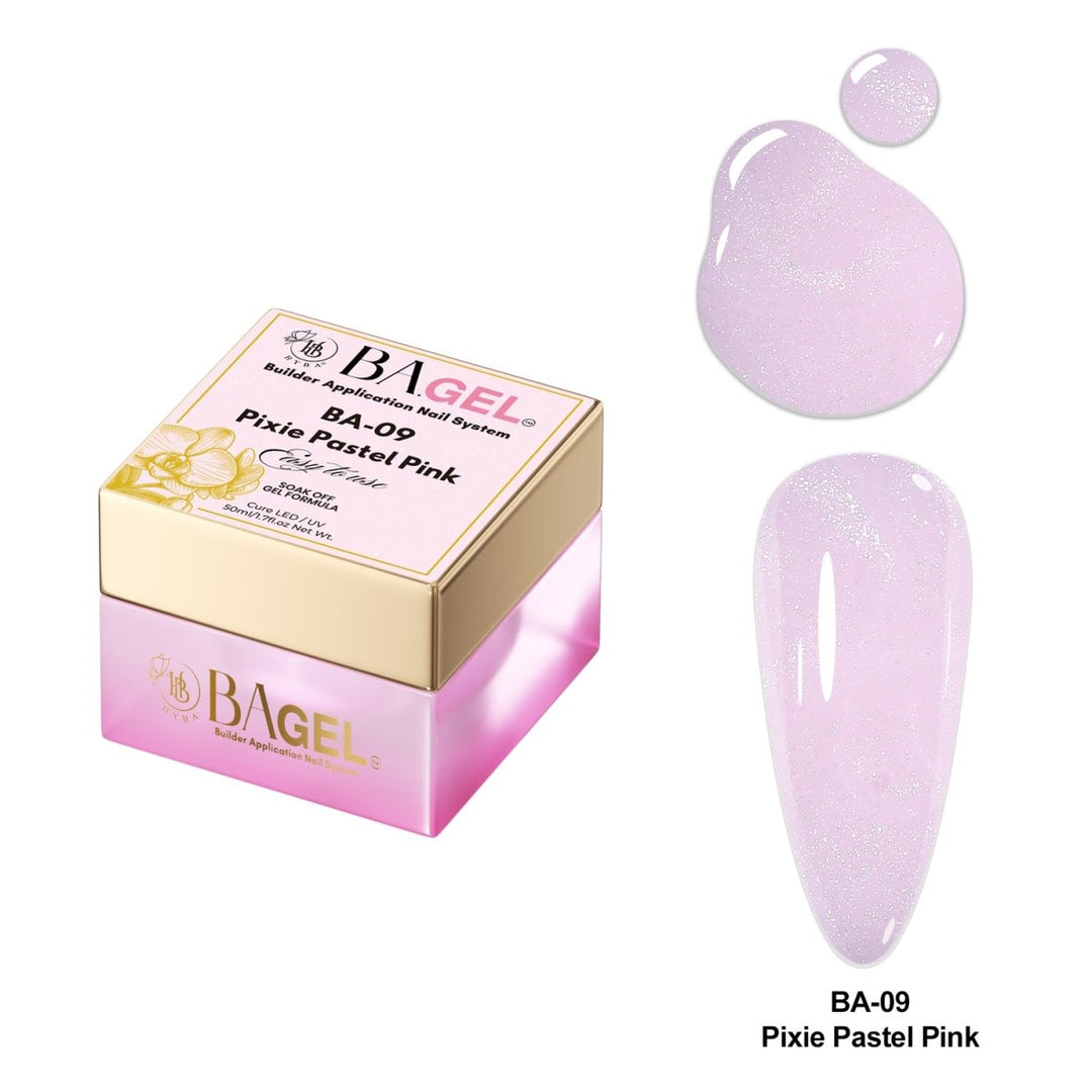 HyBa BA.GEL Builder Gel 50ml - #BA09 Pixie Pastel Pink