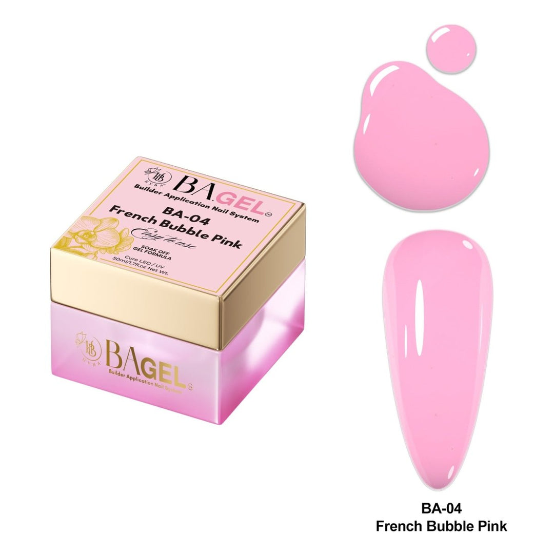 HyBa BA.GEL Builder Gel 50ml - #BA04 French Bubble Pink