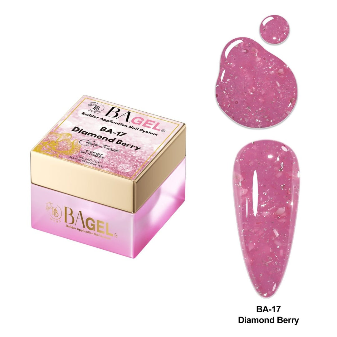 HyBa BA.GEL Builder Gel 50ml - #BA17 Diamond Berry