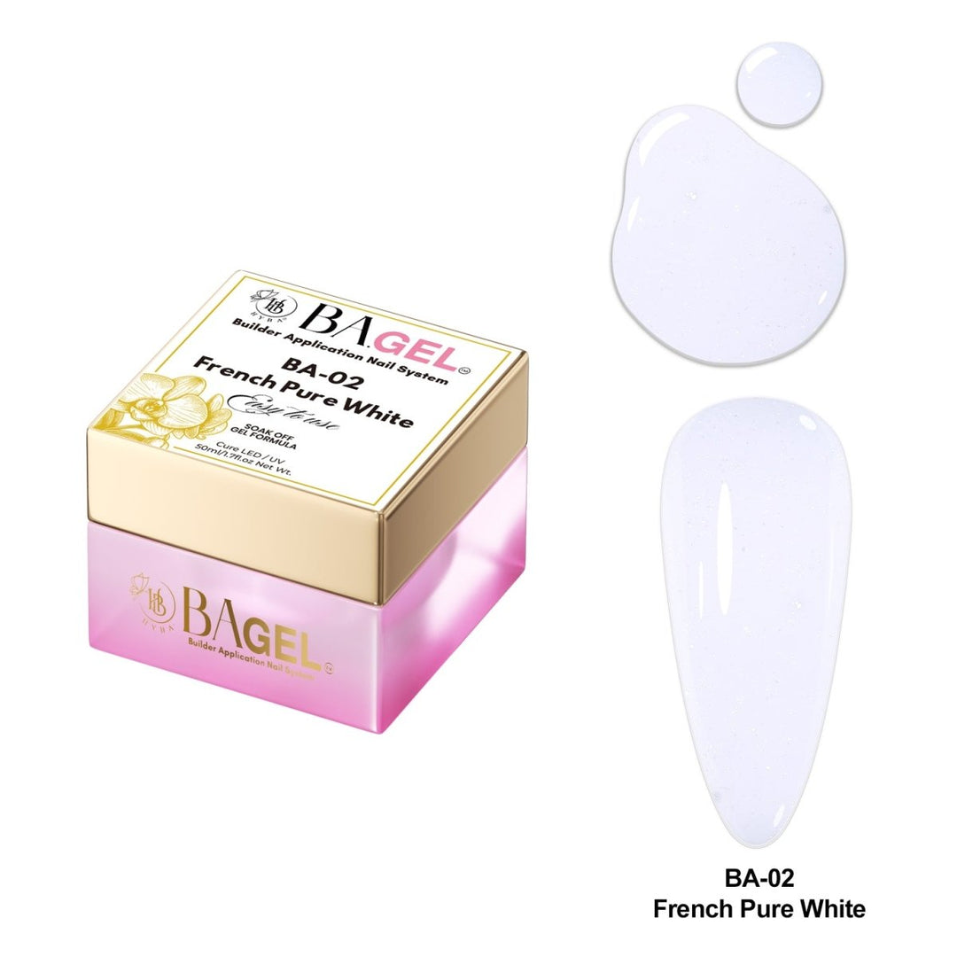 HyBa BA.GEL Builder Gel 50ml - #BA02 Pure White
