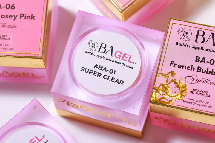 HyBa BA.GEL Builder Gel System - PARIS FRENCH Starter Kit