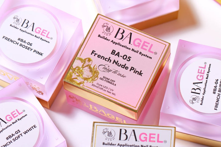 HyBa BA.GEL Builder Gel System - PARIS FRENCH Starter Kit