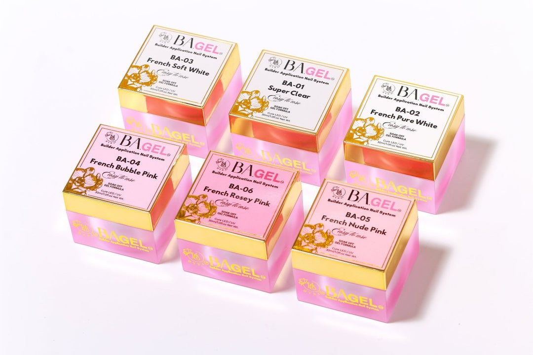 HyBa BA.GEL Builder Gel System - PARIS FRENCH Starter Kit