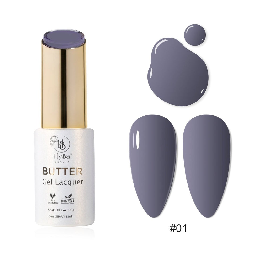 HyBa Butter Gel Polish 12ml - #001