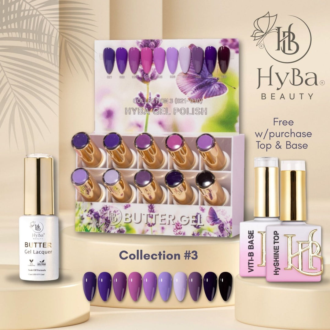 HyBa Butter Gel Series Collection #3 (#021-#030) - Box Set