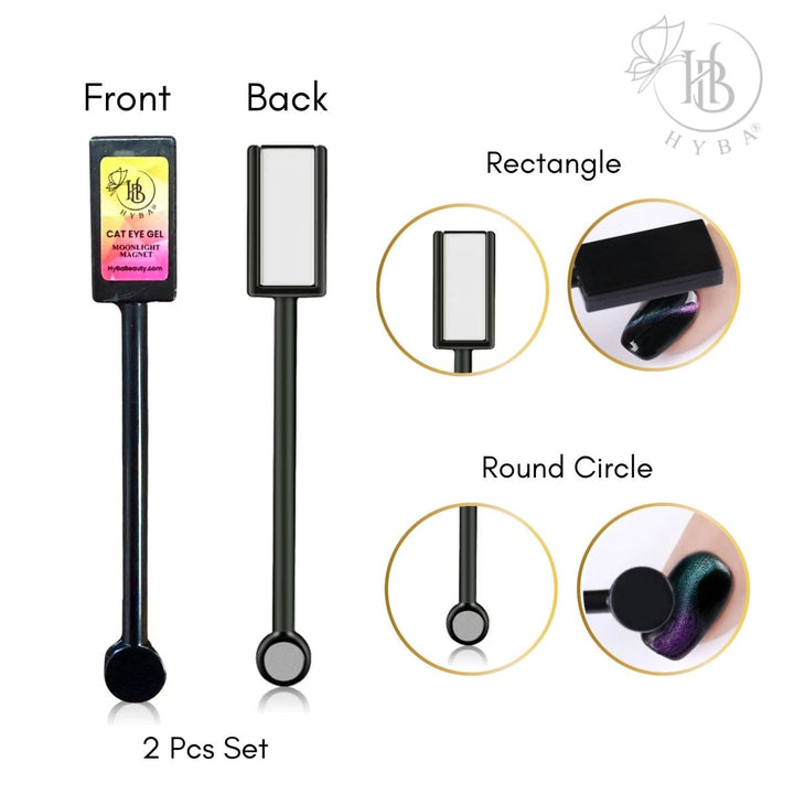 HyBa Cat Eye Dual Magnet - 2 Pcs Set