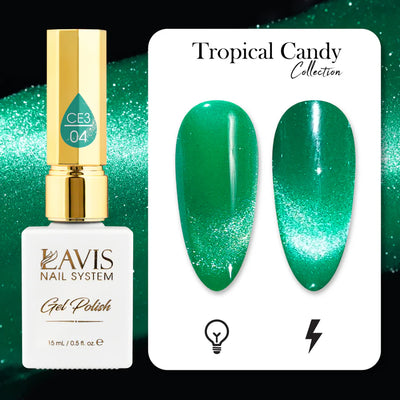 LAVIS Cat Eyes CE3 - 04 - Gel Polish 0.5 oz - Tropical Candy Collection