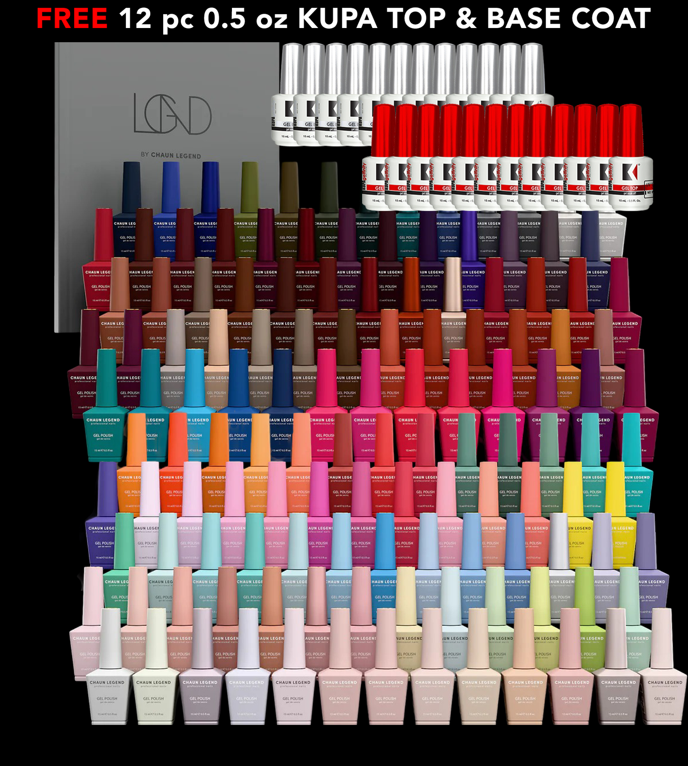 CHAUN LEGEND - Gel Color Full Line 160 Color Bundle