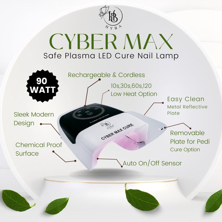 HyBa CYBER MAX Cure Nail Gel Machine 90watt / Pink Light