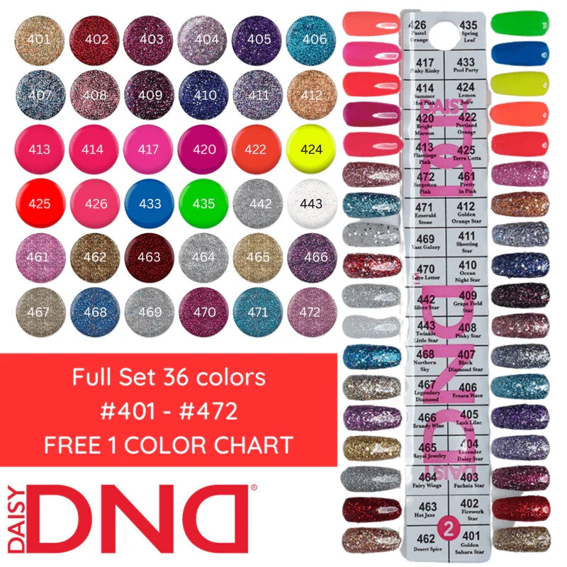 Dnd Spring Collection DND 2 Collection #2 Full Bundle Set 36 Colors #401 - #472 – Skyline ...