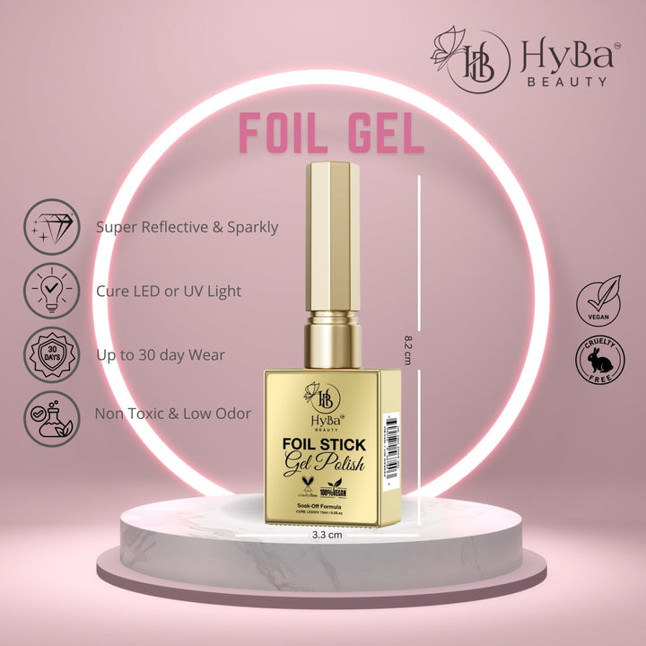 HyBa FOIL STICK Gel Polish Clear - 15ml