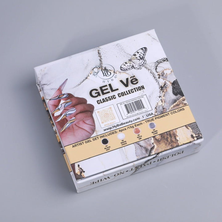 HyBa GEL Ve Classic Collection Artist Gel / 4pcs set (15g Each)