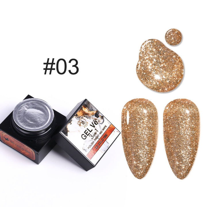 HyBa GEL Ve Classic Collection Artist Gel / 4pcs set (15g Each)