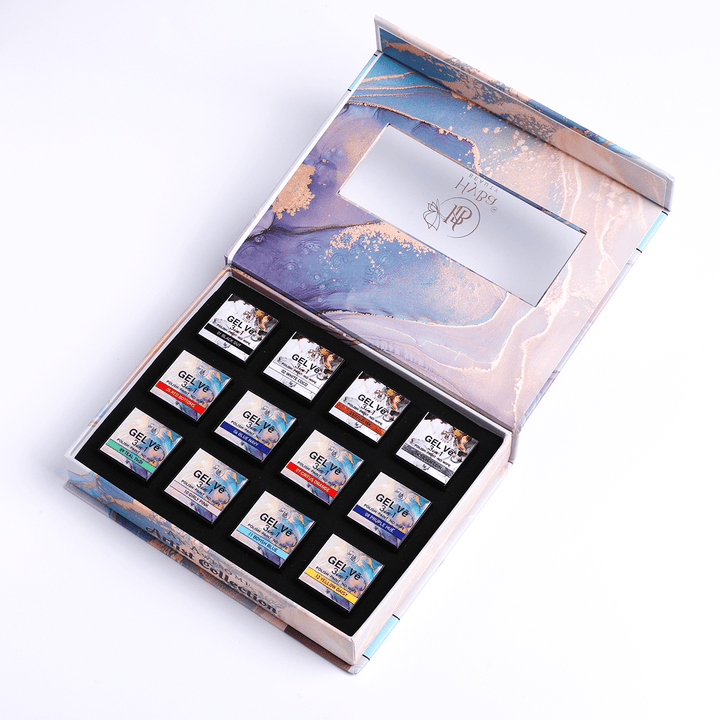 HyBa GEL Ve Prime Collection Artist Gel / 12pcs set (5g each)