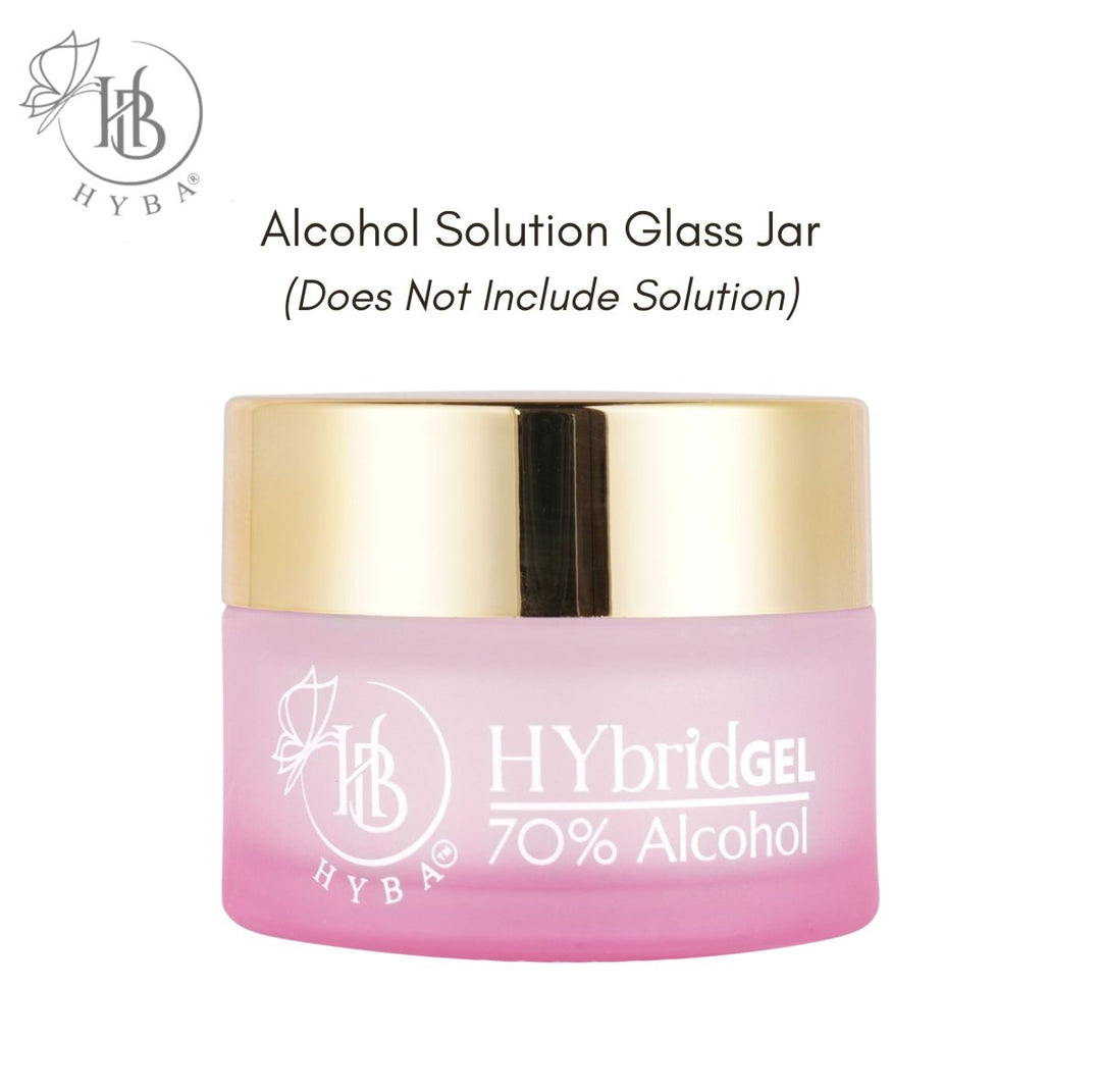HyBa Glass Alcohol Solution Jar- 1 Pcs