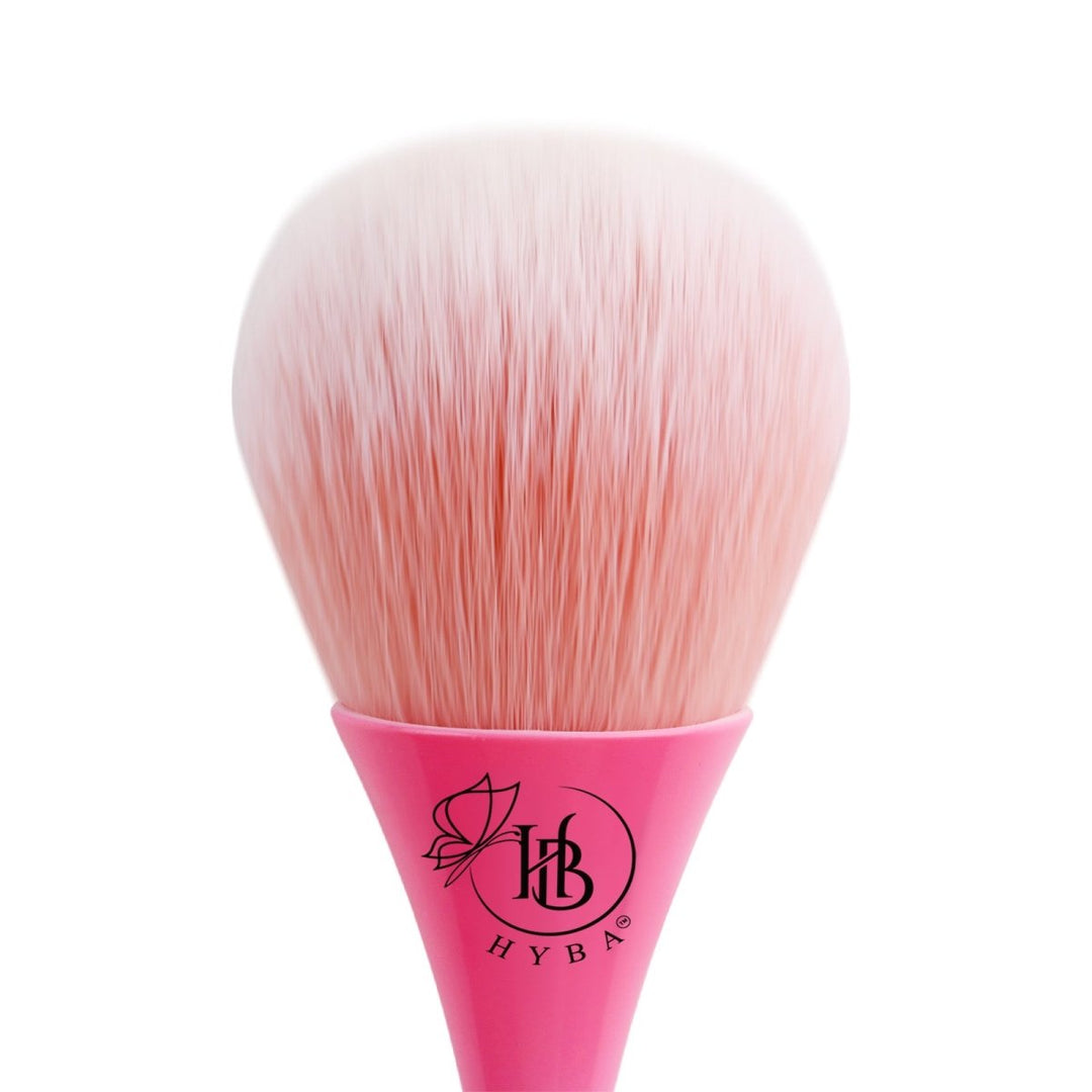 HyBa SUPER DUSTER Brush (Pink &amp; Yellow) 