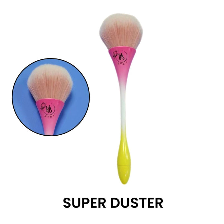 HyBa SUPER DUSTER Brush (Pink &amp; Yellow) 